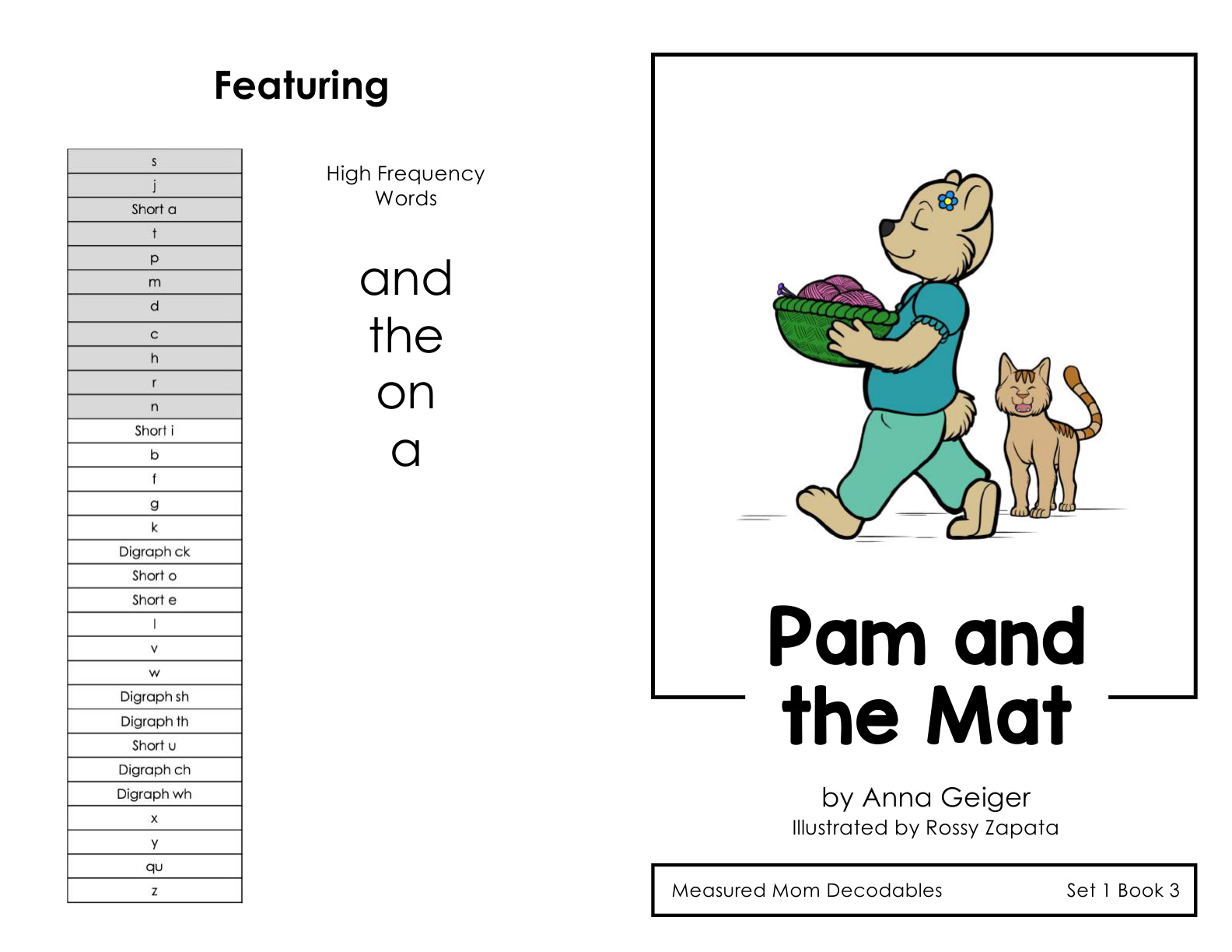 Decodable Book 5 - Pam and the Mat